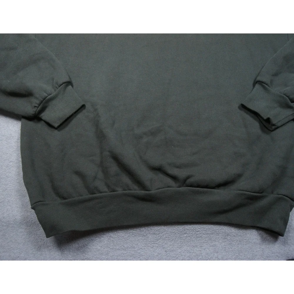 Oak + Fort Sweatshirt Mens Large Oversized Green Crewneck West Coast Pullover